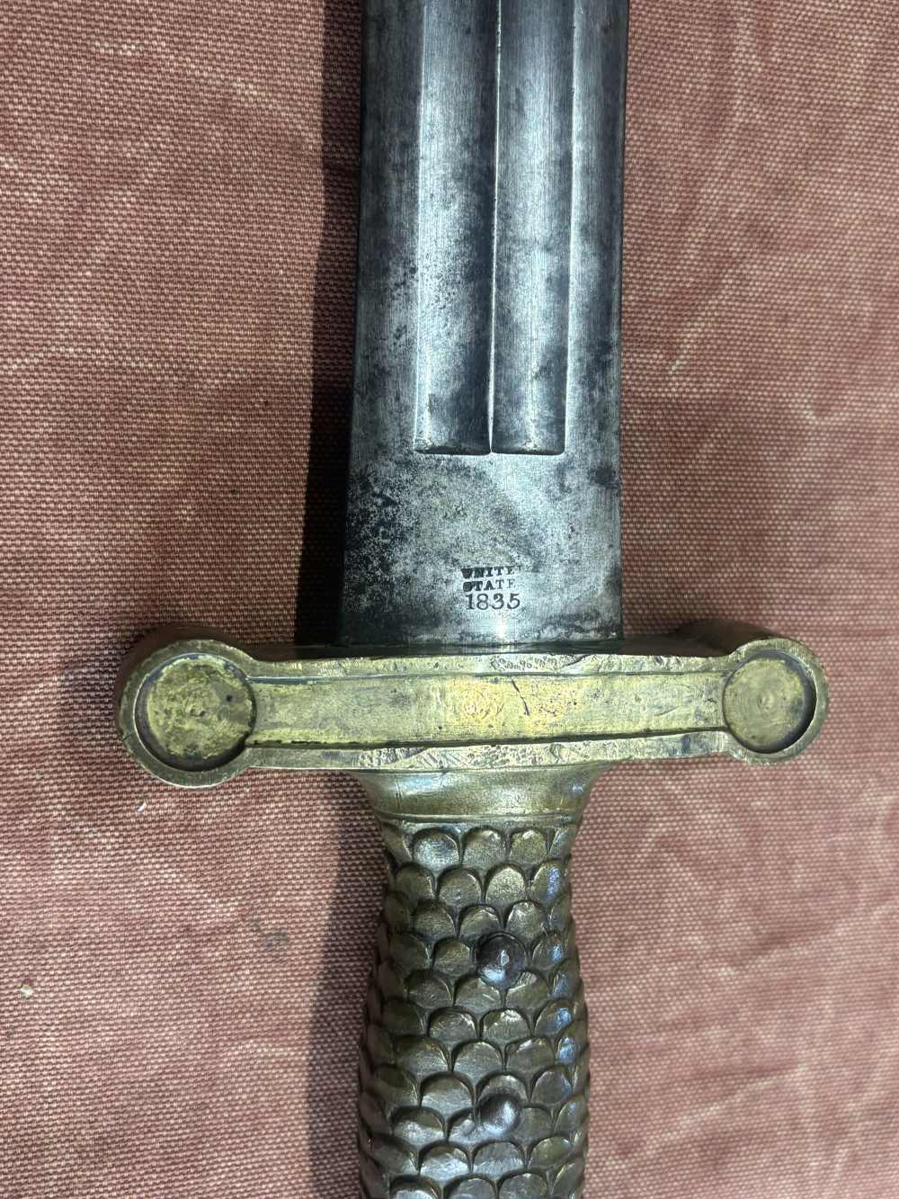 Ames 1832 foot-artillery sword.  1835 dated #1759-img-9