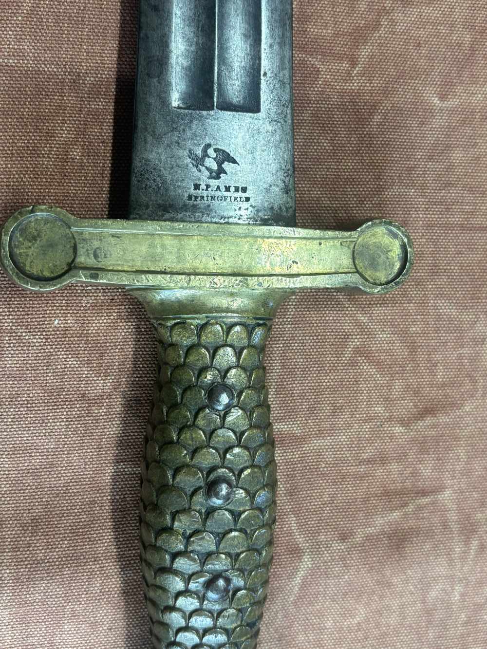 Ames 1832 foot-artillery sword.  1835 dated #1759-img-2