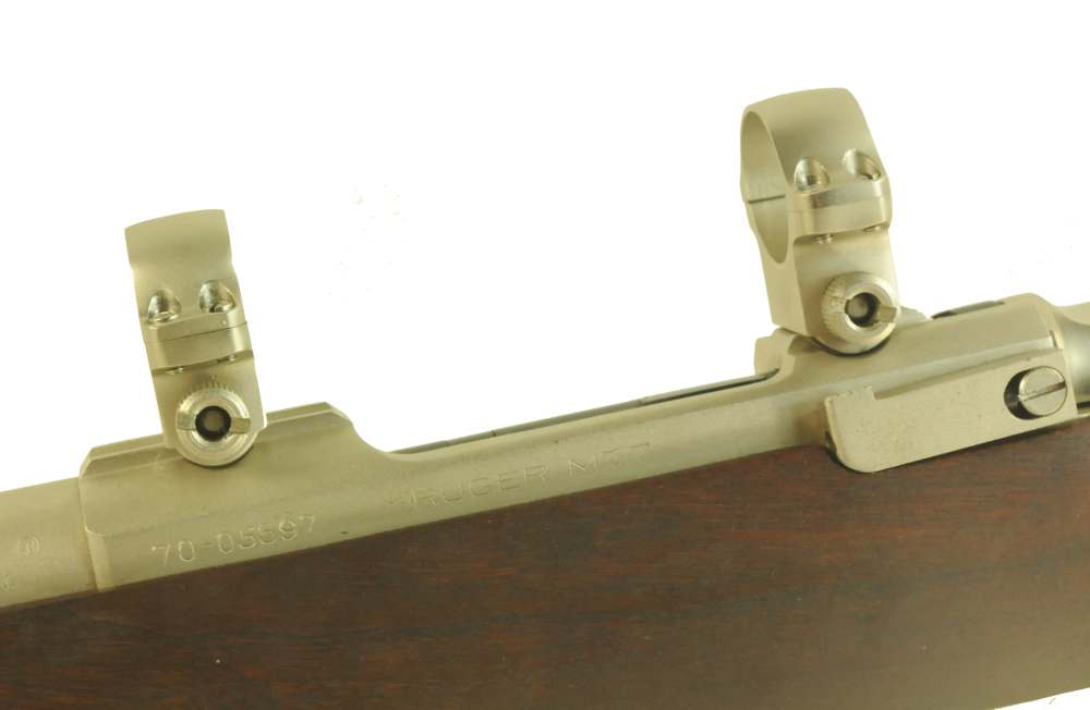 Ruger M-77 .308 Win, Nickel Plated, excellet condition, Williams adj sight-img-3