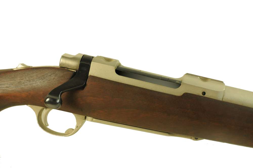 Ruger M-77 .308 Win, Nickel Plated, excellet condition, Williams adj sight-img-1