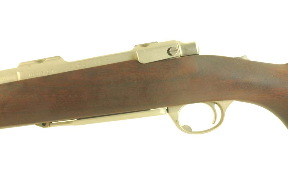 Ruger M-77 .308 Win, Nickel Plated, excellet condition, Williams adj sight-img-2