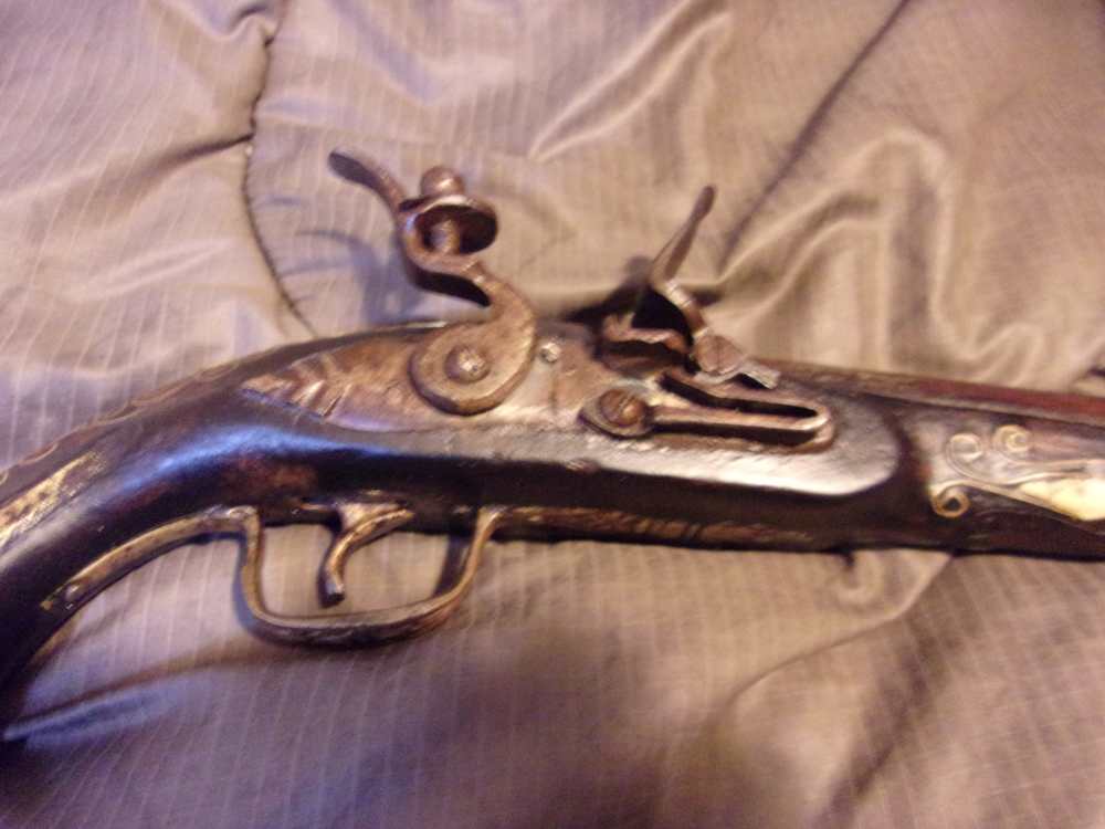 Antique North African Flintlock Pistol-img-2