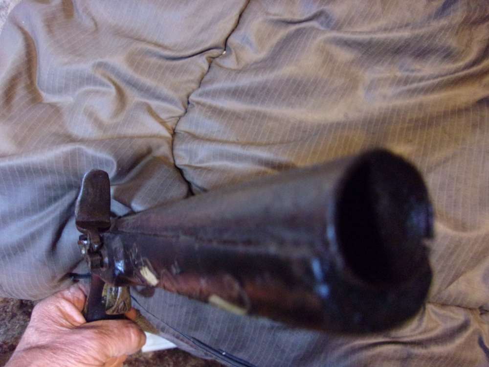 Antique North African Flintlock Pistol-img-12