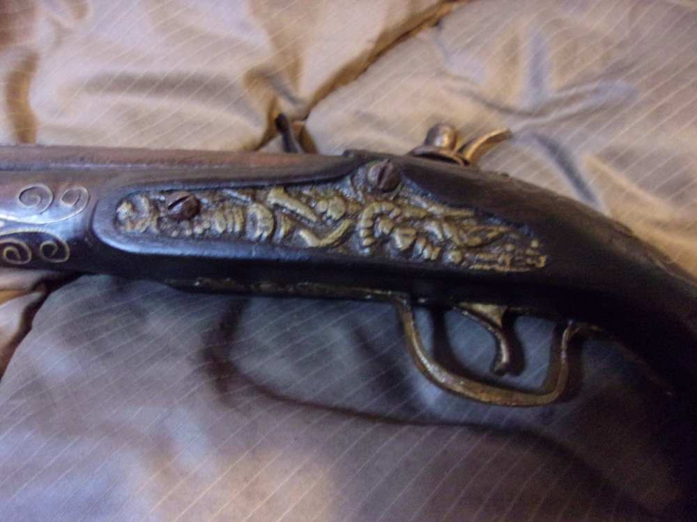 Antique North African Flintlock Pistol-img-6