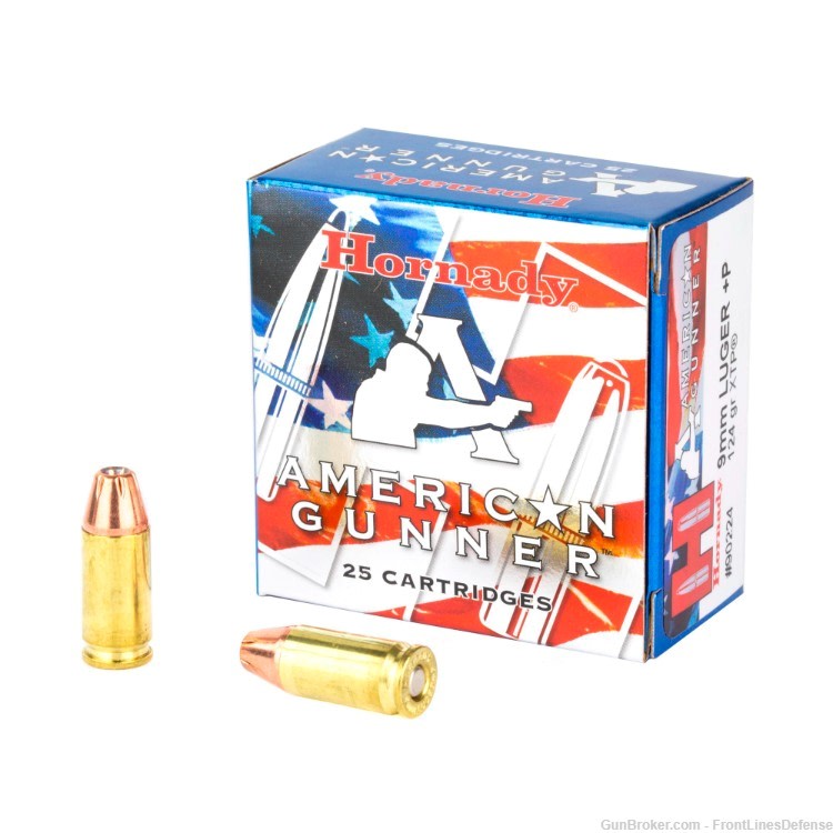HORNADY AMERICAN GUNNER 9MM ROUNDS-img-0