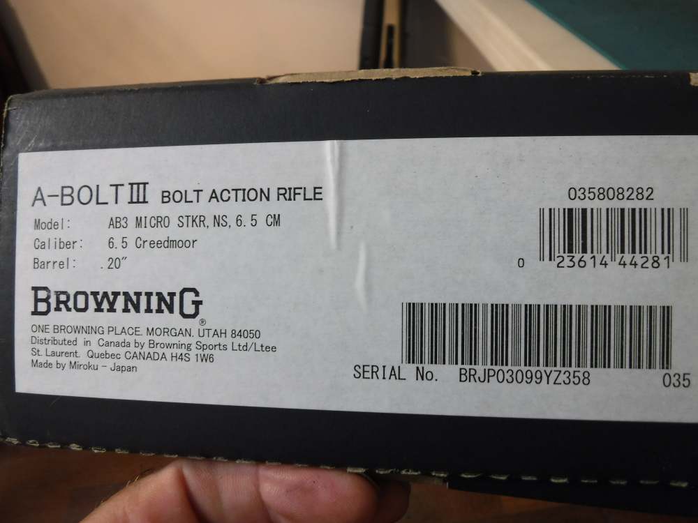 Browning AB3 Micro Stalker 6.5 Creedmoor Bolt Action Rifle 20" 2021-img-37