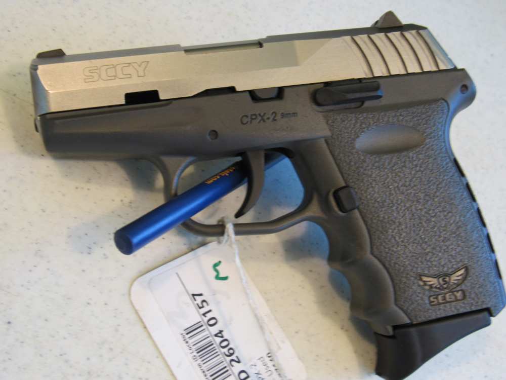 SCCY CPX-2 Stainless/Gray 9mm No Resv-img-0