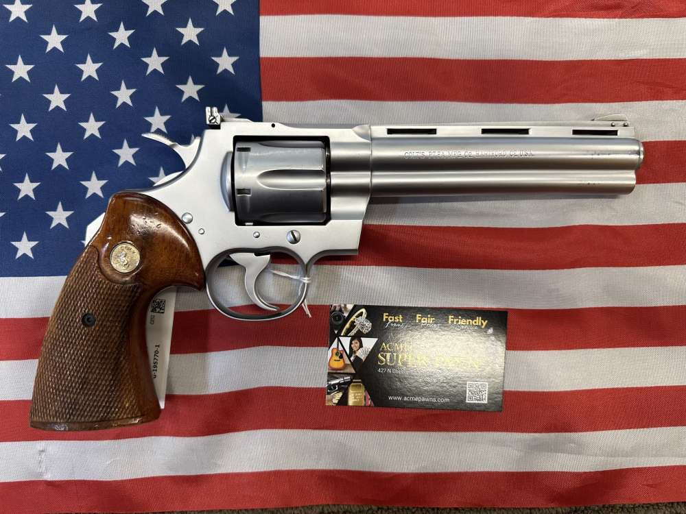 G-195770-1 COLT PYTHON REVOLVER SS 357 MAGNUM 6"-img-1