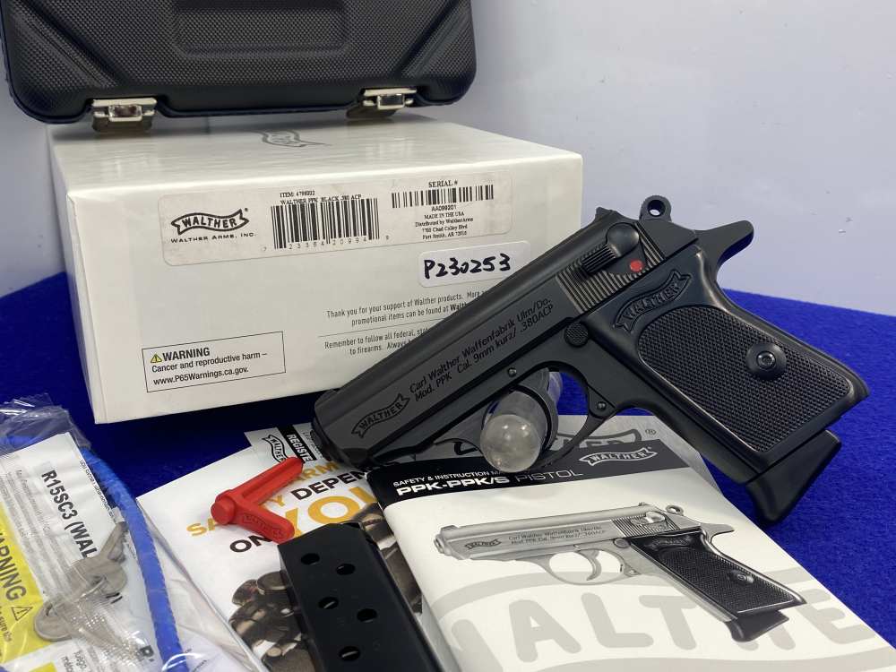 Walther PPK .380 ACP Black 3.3" *CLASSIC CONCEALED CARRY PISTOL*-img-2