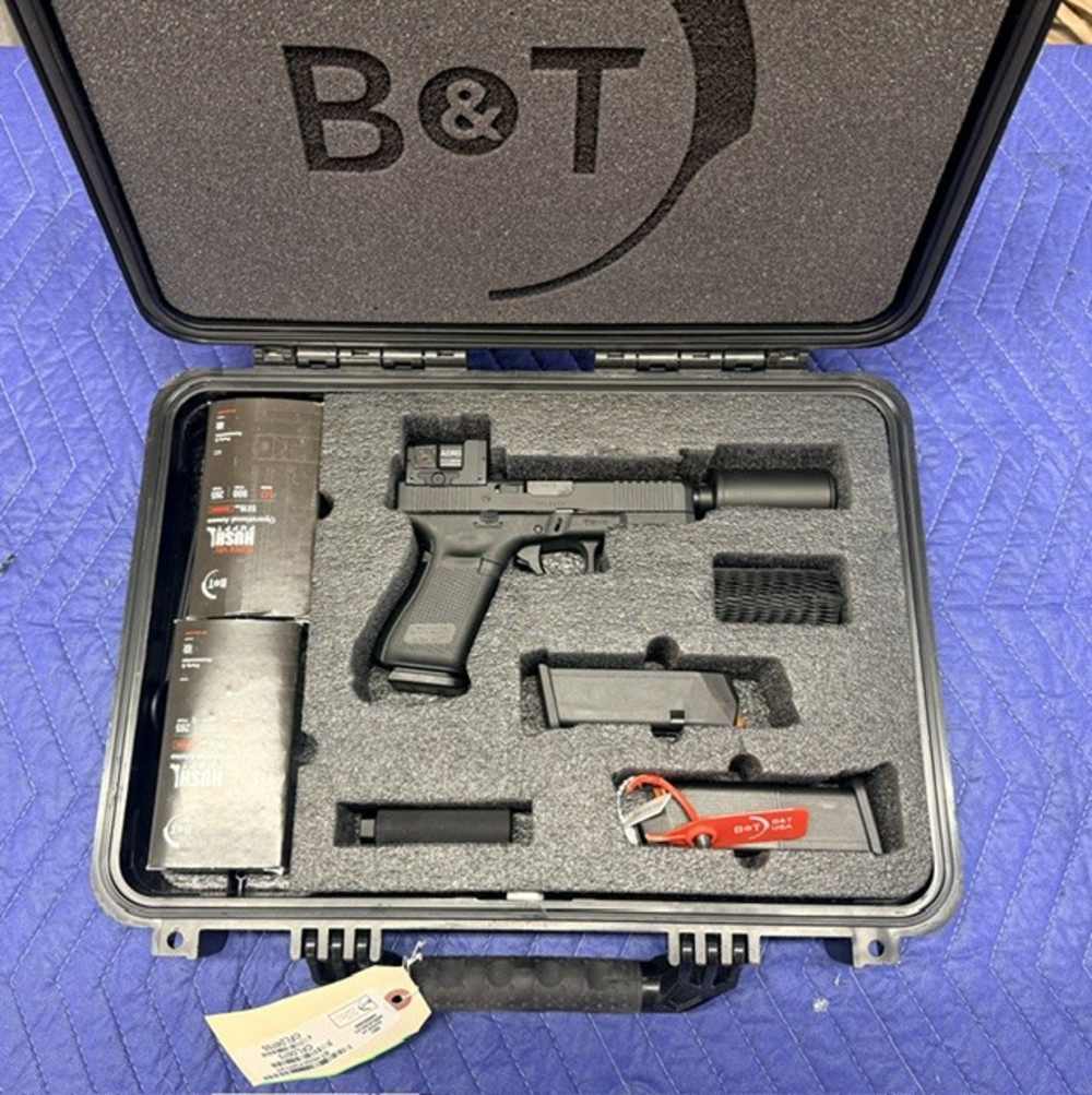 B&T Austrian GLOCK G19 9mm GEN 5 Factory HUSH PUPPY unfired NO RESERVE-img-1