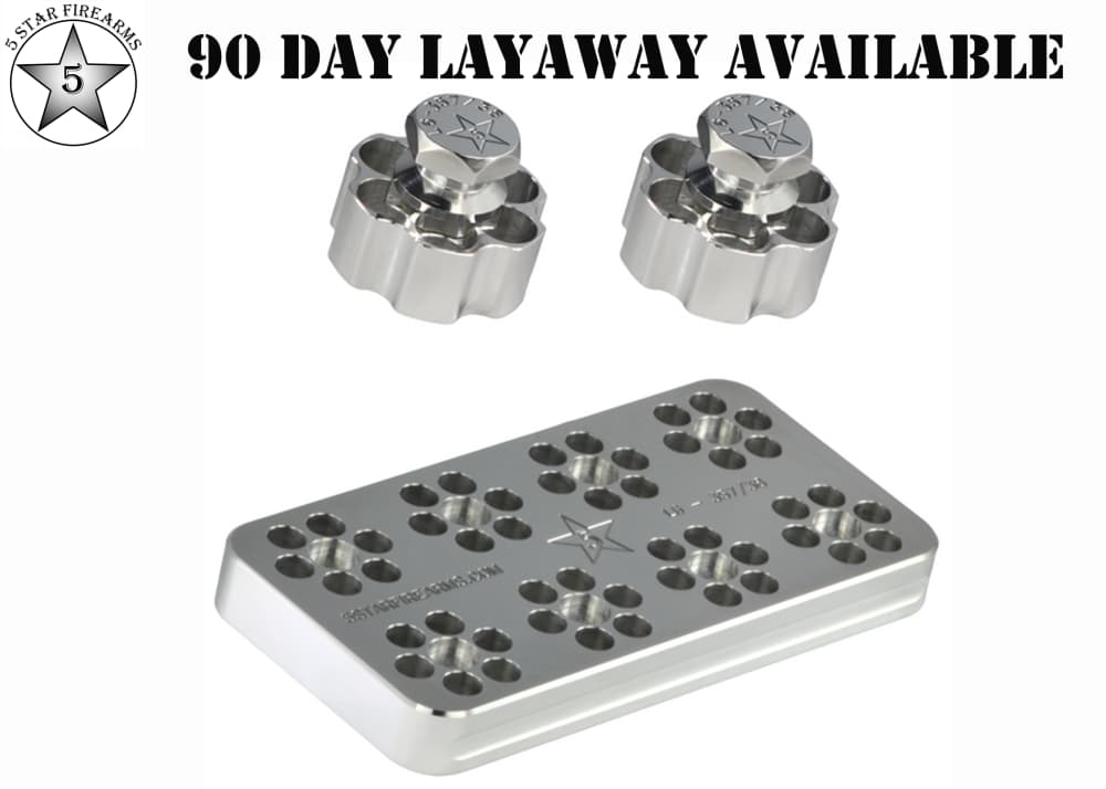 5 Star Firearms Range Block Kit L-Frame 357/38 S&W/Ruger/Colt/Henry-img-0