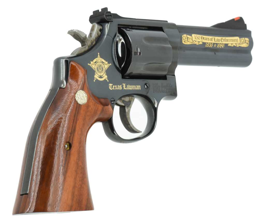 Smith & Wesson 586 357mag 4-in Texas Lawman 1986 Clint Peoples Presentation-img-8