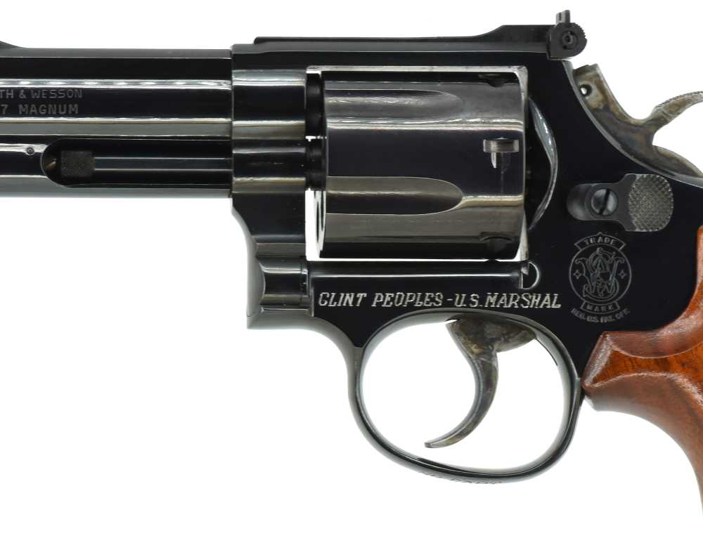 Smith & Wesson 586 357mag 4-in Texas Lawman 1986 Clint Peoples Presentation-img-14