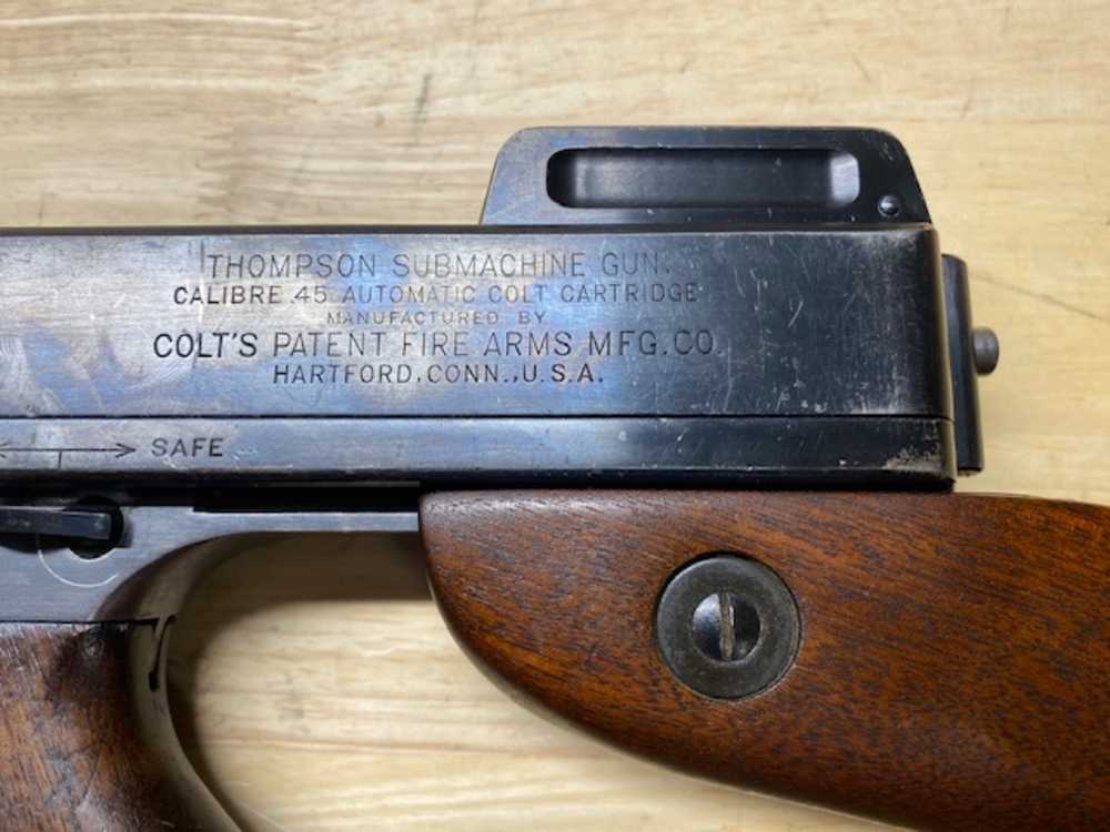Colt Thompson Model 1921/1928 Navy Overstamp - Serial #14148 Fully Transfer-img-22
