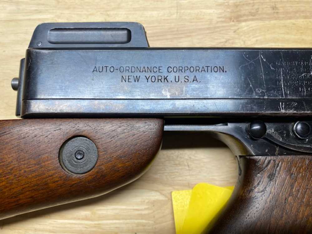Colt Thompson Model 1921/1928 Navy Overstamp - Serial #14148 Fully Transfer-img-27
