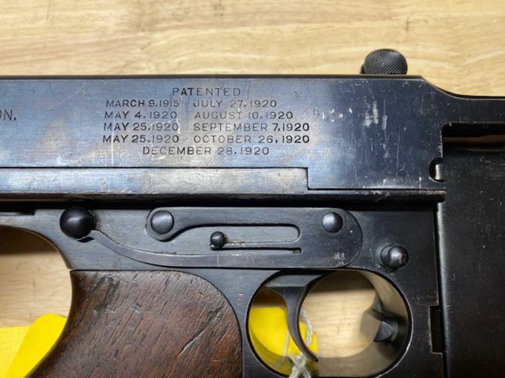 Colt Thompson Model 1921/1928 Navy Overstamp - Serial #14148 Fully Transfer-img-28