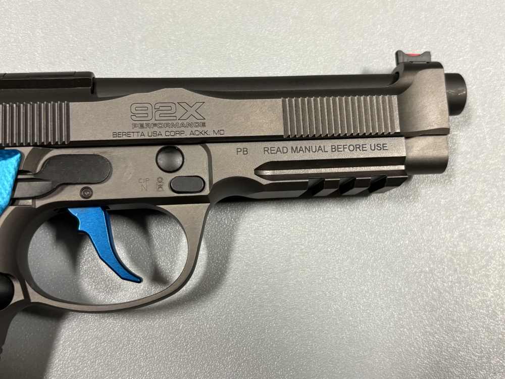Beretta 92X Performance Carry Optic Midnight Squall 9mm 4.9" 18+1 Used-img-19