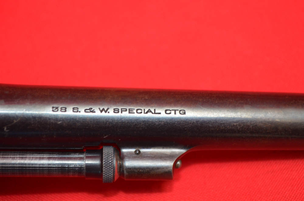 S&W Model 10 (1905) Pre- WWII- Mfg. 1922-1923 Factory Diamond Grips-img-6