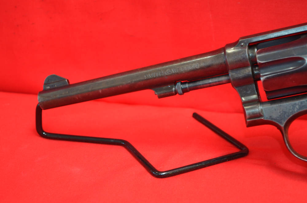 S&W Model 10 (1905) Pre- WWII- Mfg. 1922-1923 Factory Diamond Grips-img-1