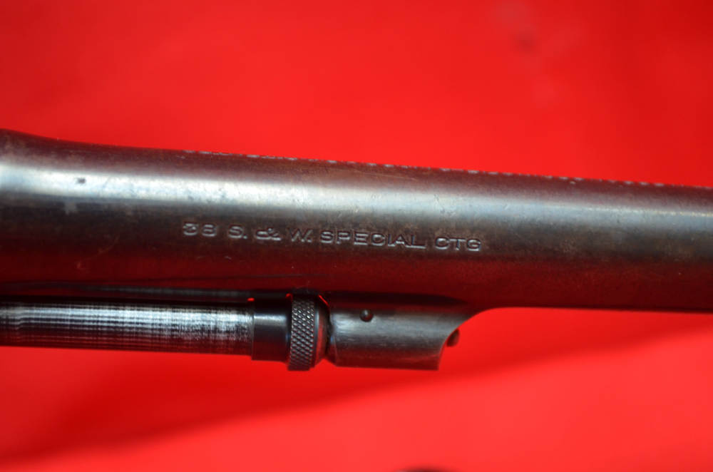 S&W Model 10 (1905) Pre- WWII- Mfg. 1922-1923 Factory Diamond Grips-img-26
