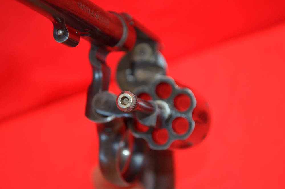 S&W Model 10 (1905) Pre- WWII- Mfg. 1922-1923 Factory Diamond Grips-img-22
