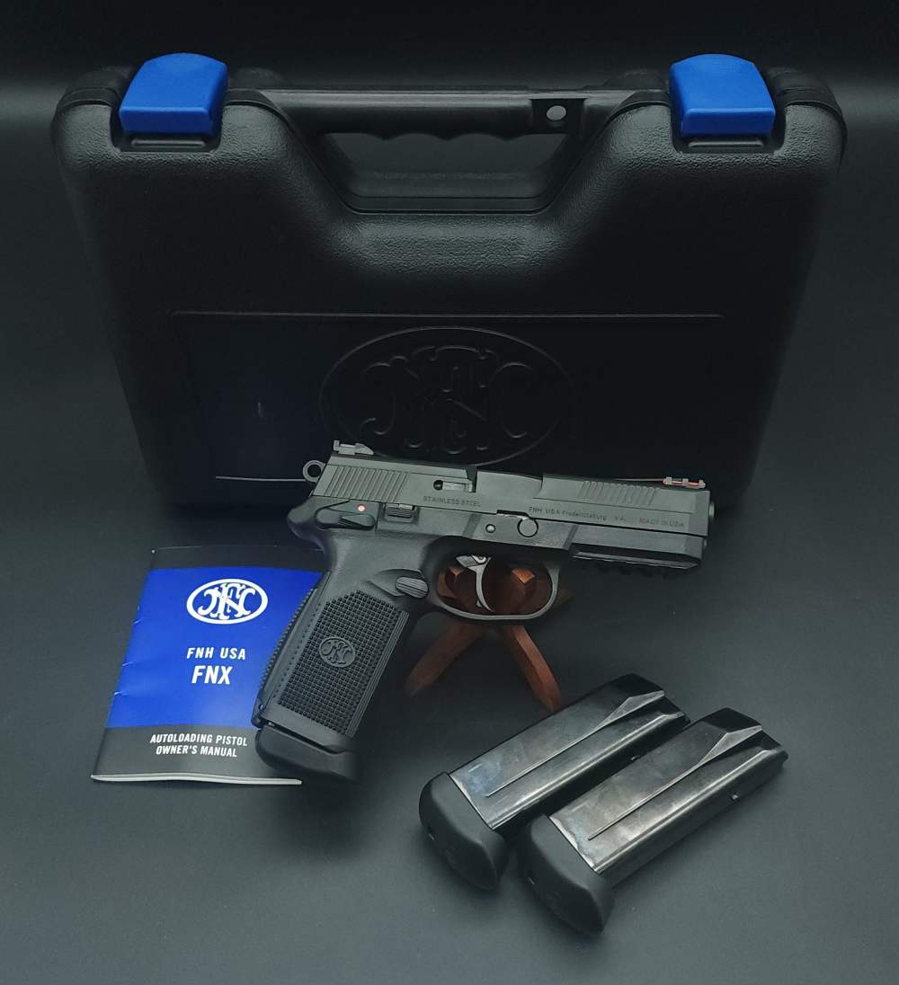 FNH FN FNX-45 45ACP FNX45 W/ Holster Box 3 Mags 66960 Black 4.5" Layaway-img-5