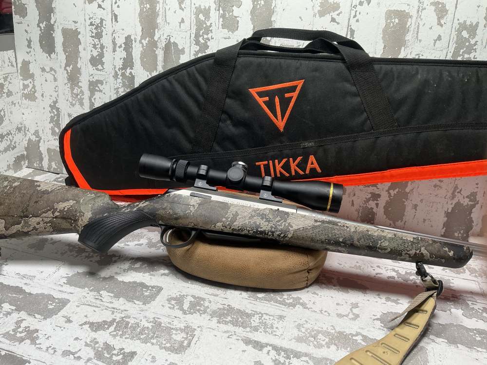 ! VERY NICE, Tikka, T3X, Left Handed, .308, W/ Leupold Scope, Stainless !-img-1