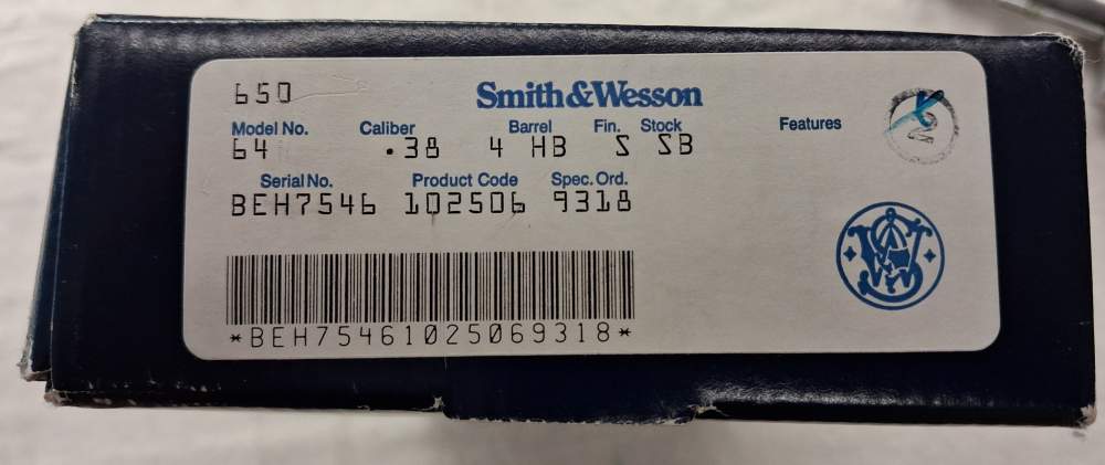 Smith & Wesson Model 67-1, .38 special, 4" barrel, 6 shot revolver.-img-18