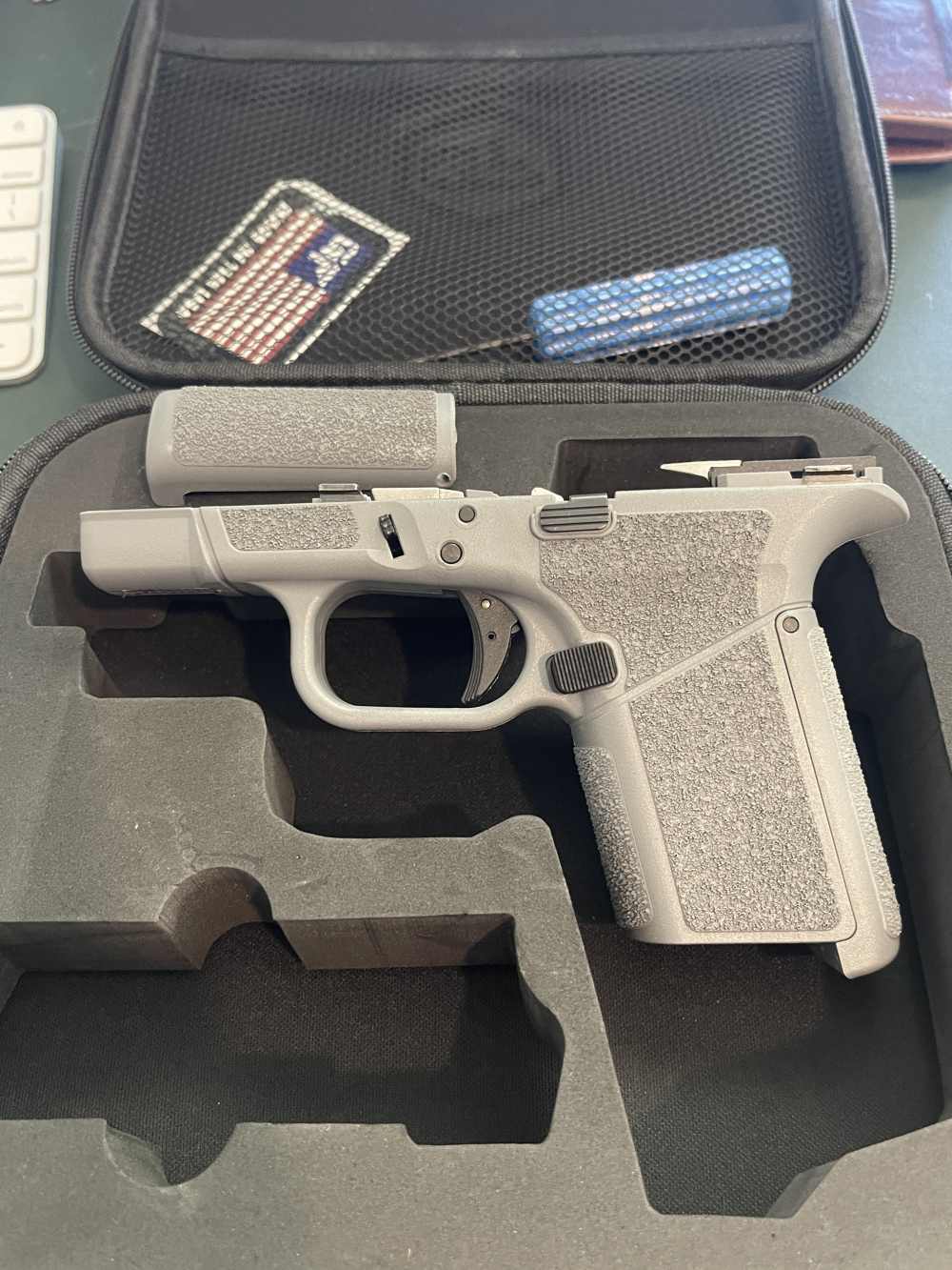 GForce GF9 - FITS Glock 26 9mm Slides G26 - CLONE - Complete Frame GREY-img-0