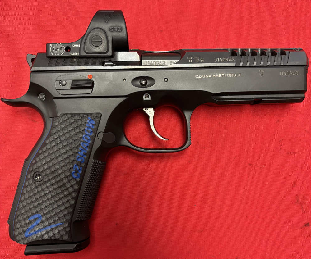 CZ-USA SHADOW 2 9mm case/papers 3-17rd mags Trij SRO 4¾" DA/SA no irons CGW-img-3
