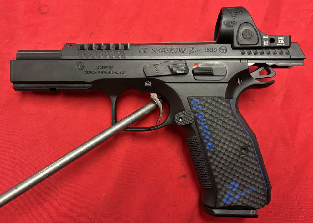 CZ-USA SHADOW 2 9mm case/papers 3-17rd mags Trij SRO 4¾" DA/SA no irons CGW-img-7
