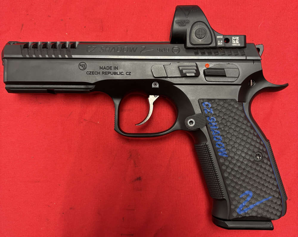 CZ-USA SHADOW 2 9mm case/papers 3-17rd mags Trij SRO 4¾" DA/SA no irons CGW-img-4