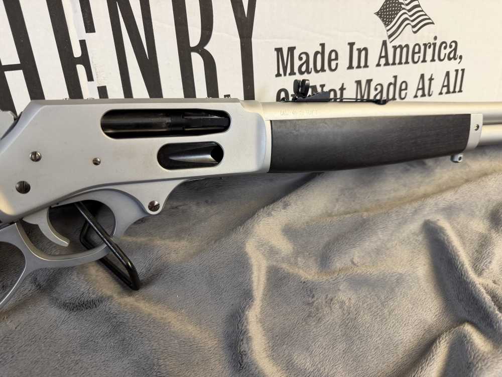 Henry  Side Gate All Weather H010GAW Lever .45-70 18.43" Penny Bid-img-2