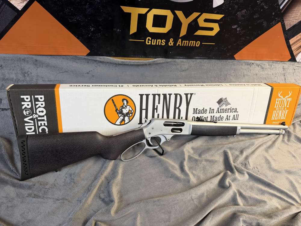 Henry  Side Gate All Weather H010GAW Lever .45-70 18.43" Penny Bid-img-0