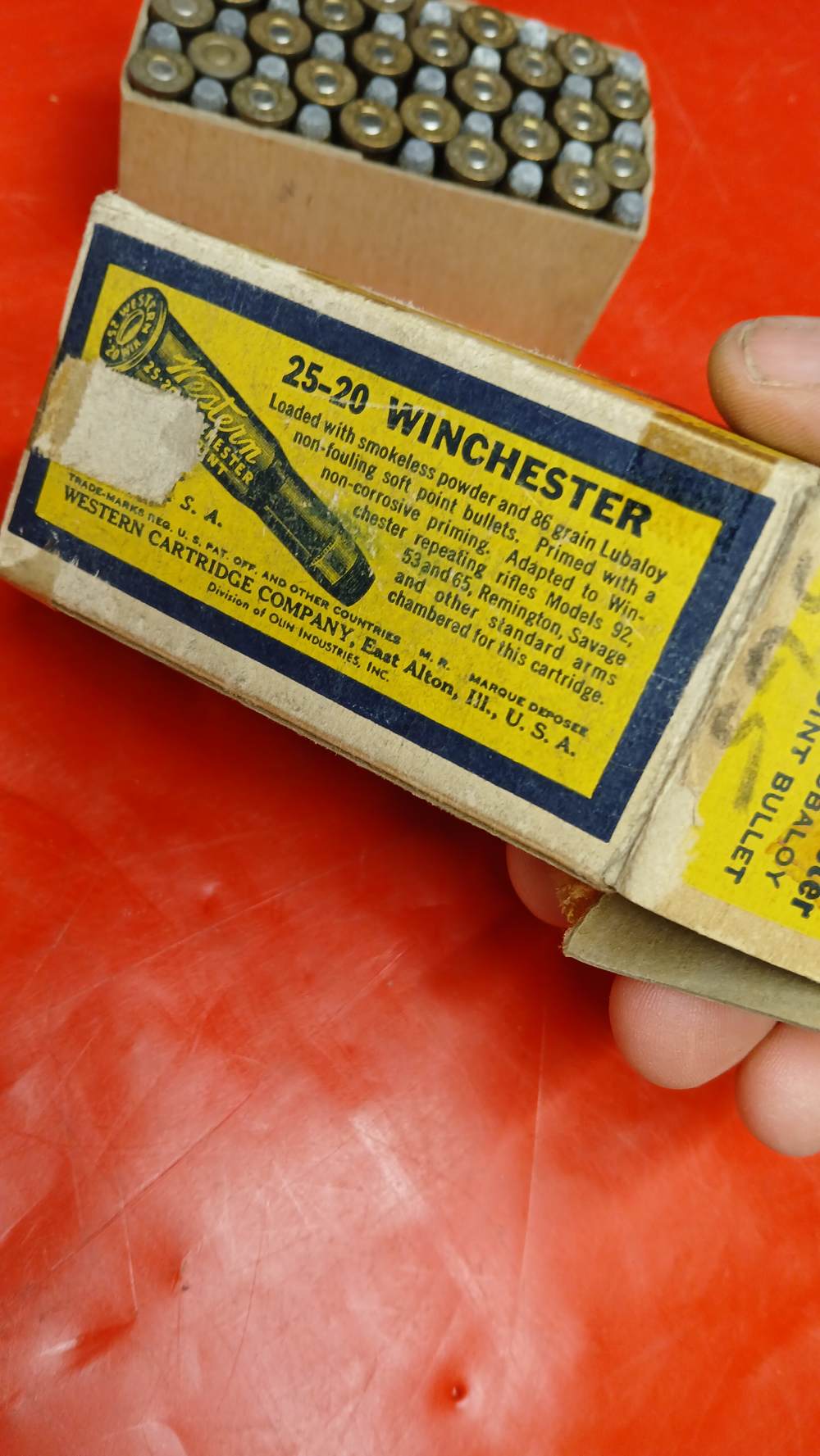 winchester - 25-20 - ammo - vintage. -img-1