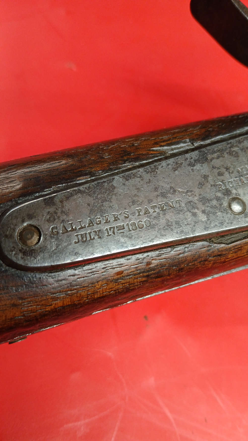 richardson and overman - civil war carbine - gallager 50 cal. -img-4
