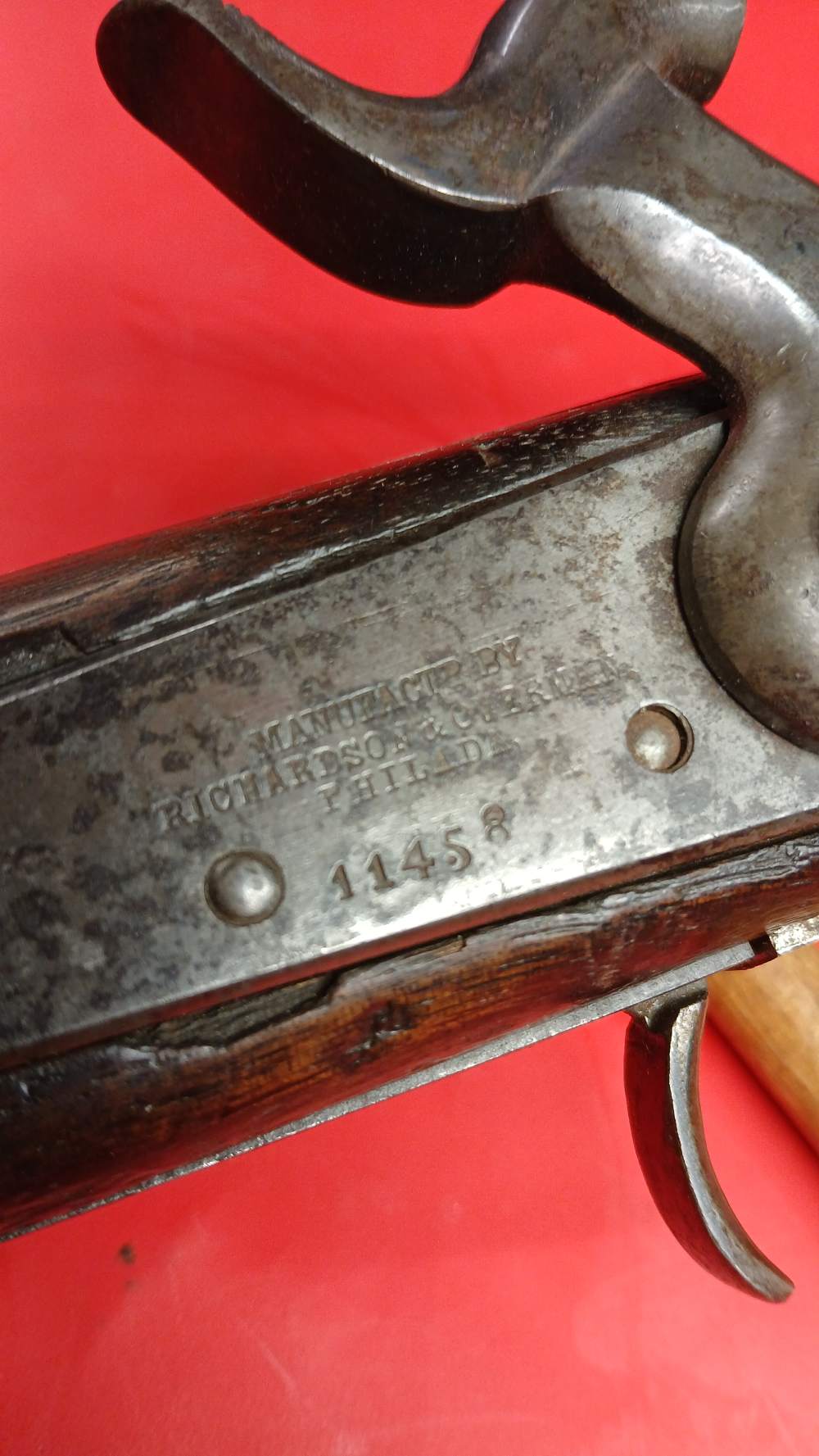 richardson and overman - civil war carbine - gallager 50 cal. -img-5