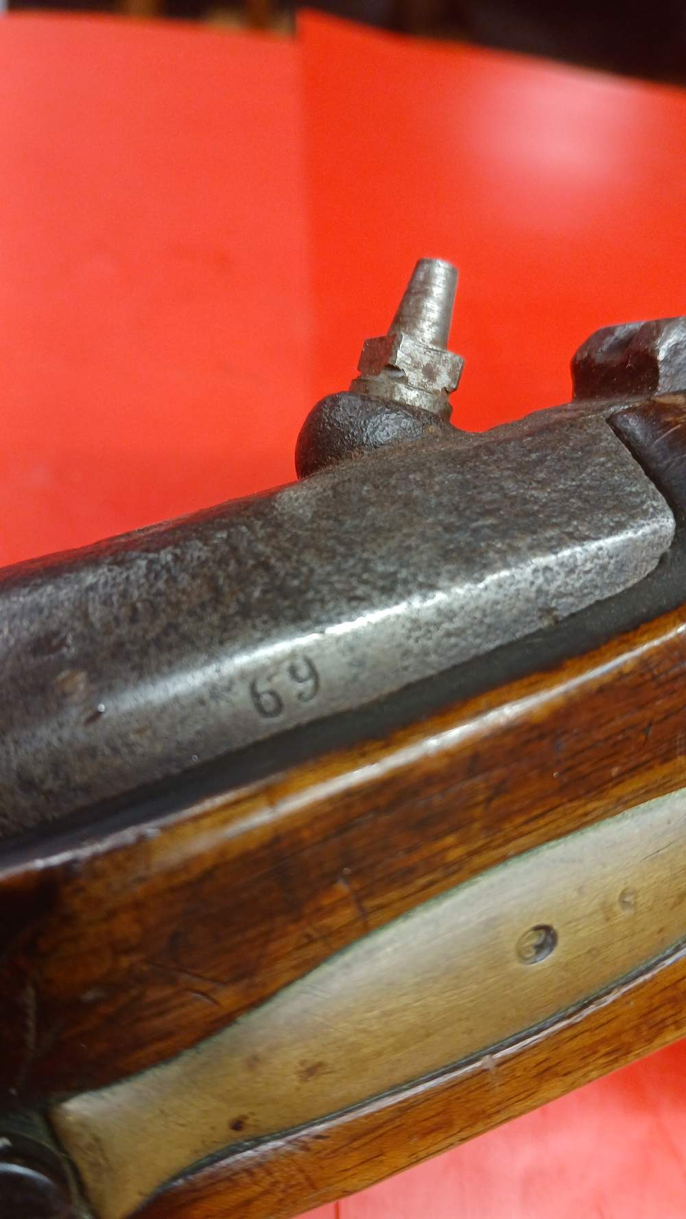 french 1836 - 69 cal - mutzig lancers muketoon carbine rifle - civil war. -img-18