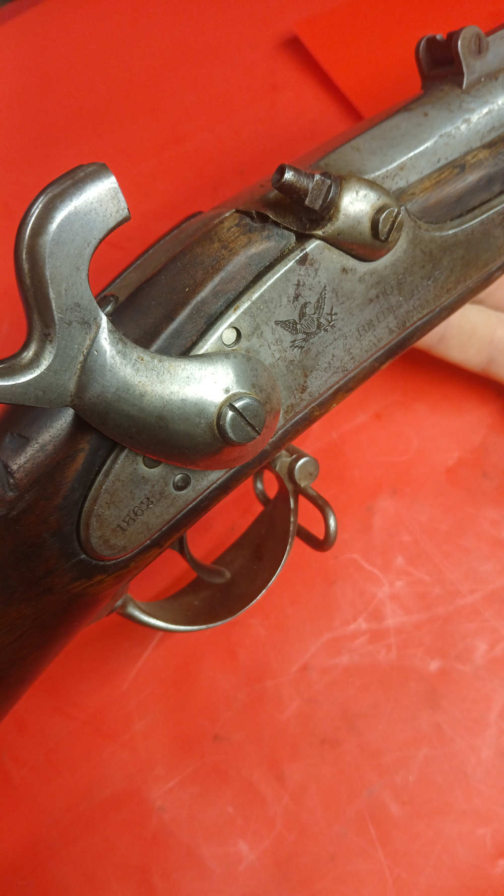 us bridesburg - civil war percussion rifle - 1862.-img-11