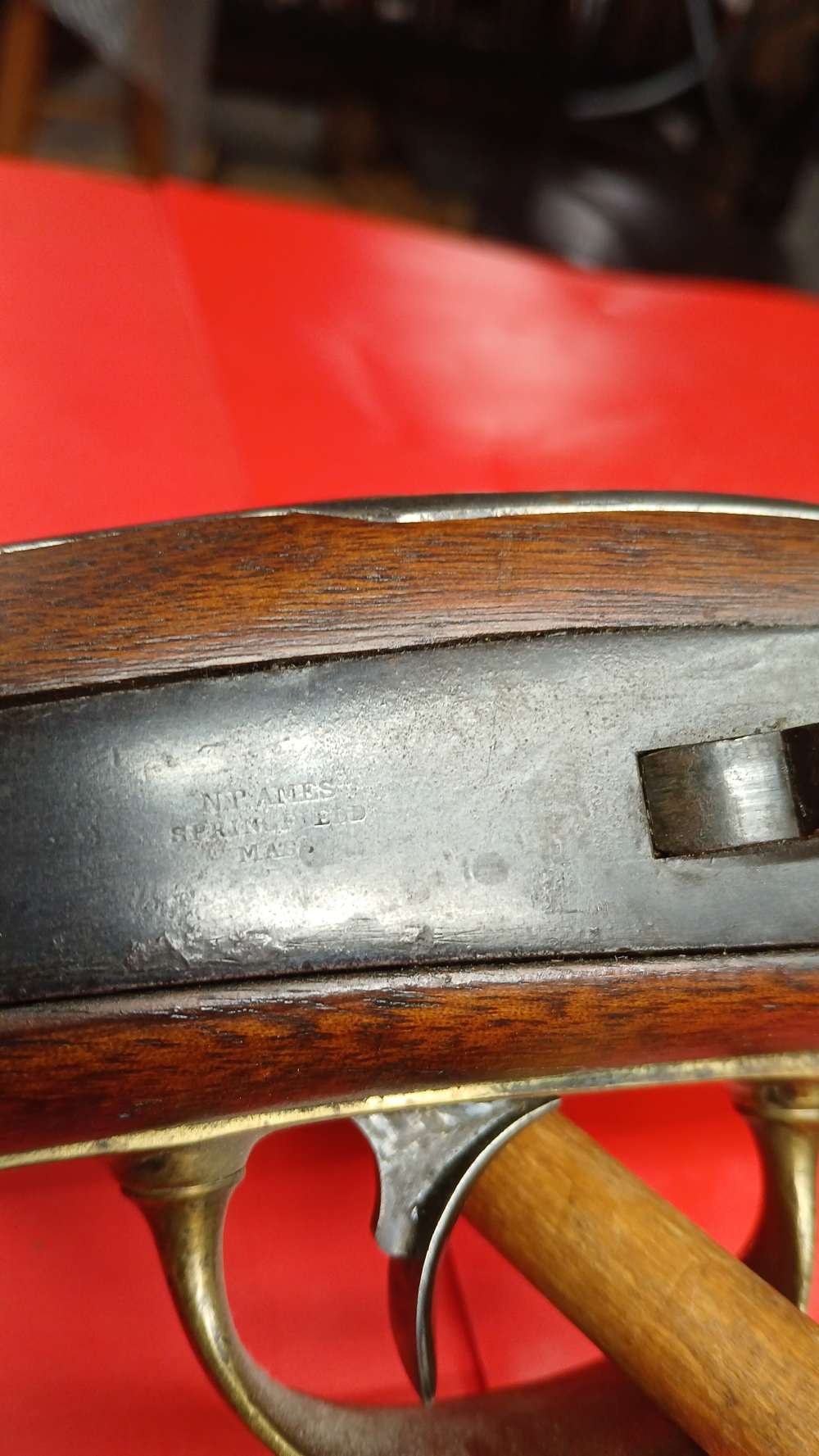 ames us navy   jenks  mule ear 54 cal  civial war carbine. -img-6