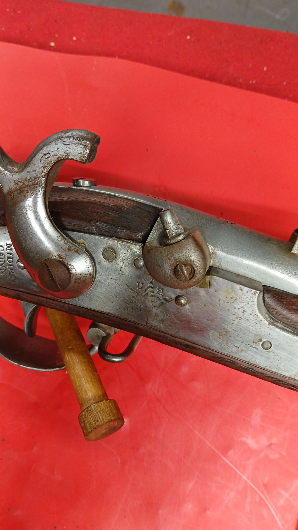 US - n starr - 1832 conn. conversion - percussion rifle - civil war. -img-7