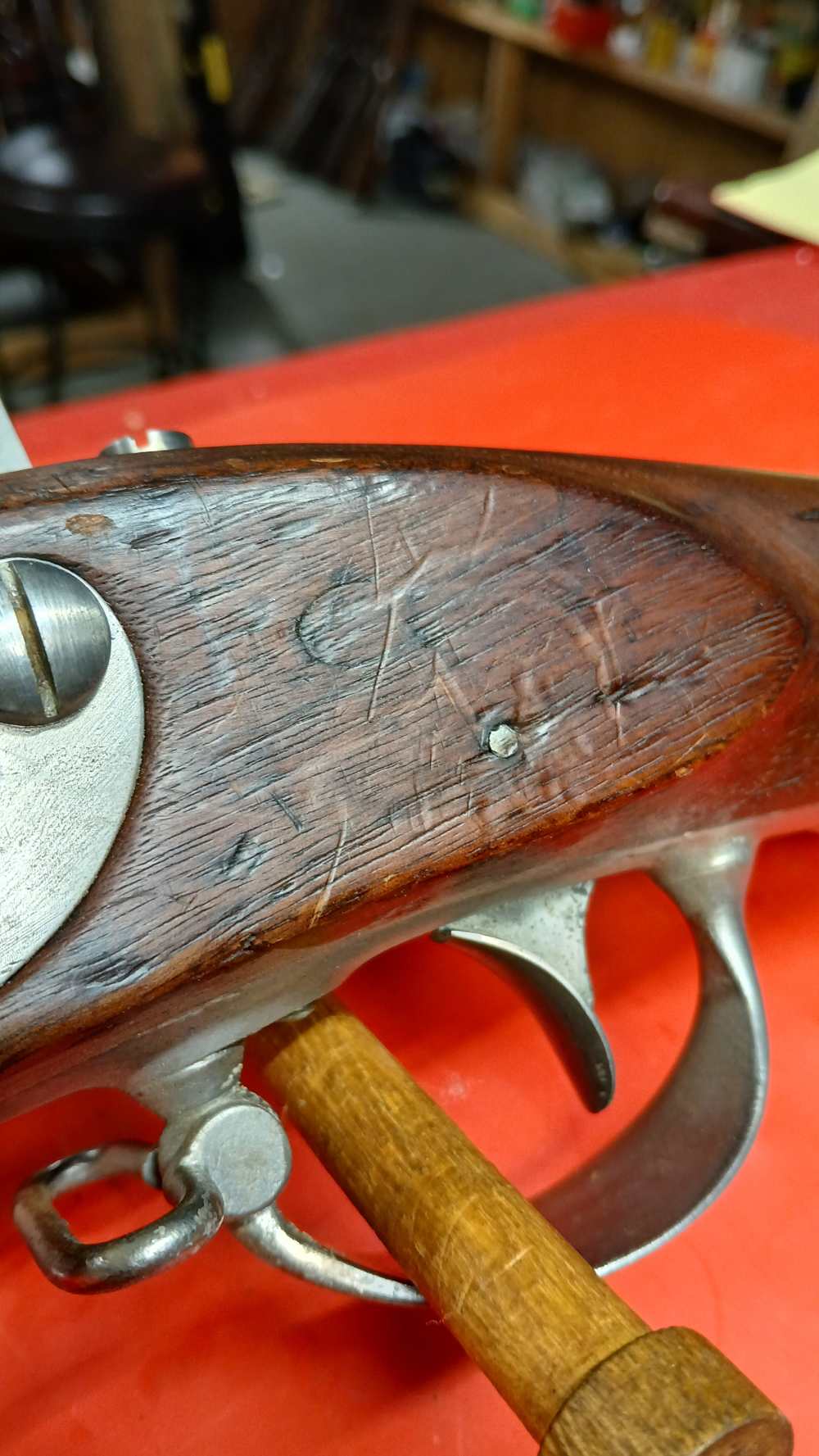 US - n starr - 1832 conn. conversion - percussion rifle - civil war. -img-17
