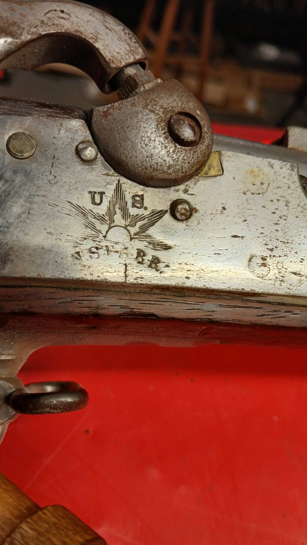 US - n starr - 1832 conn. conversion - percussion rifle - civil war. -img-5