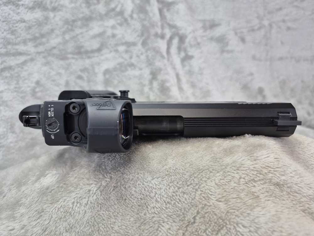 Vudoo Gun Works Priest 4.25” Semi Auto 9mm Trijicon SRO2 20rd – EXCELLENT!-img-11