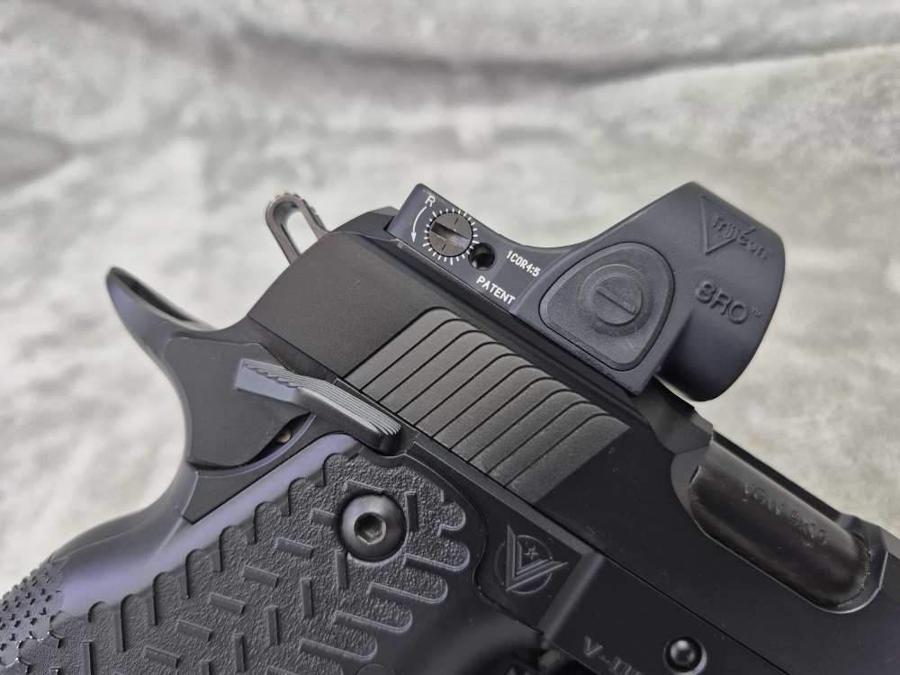 Vudoo Gun Works Priest 4.25” Semi Auto 9mm Trijicon SRO2 20rd – EXCELLENT!-img-5