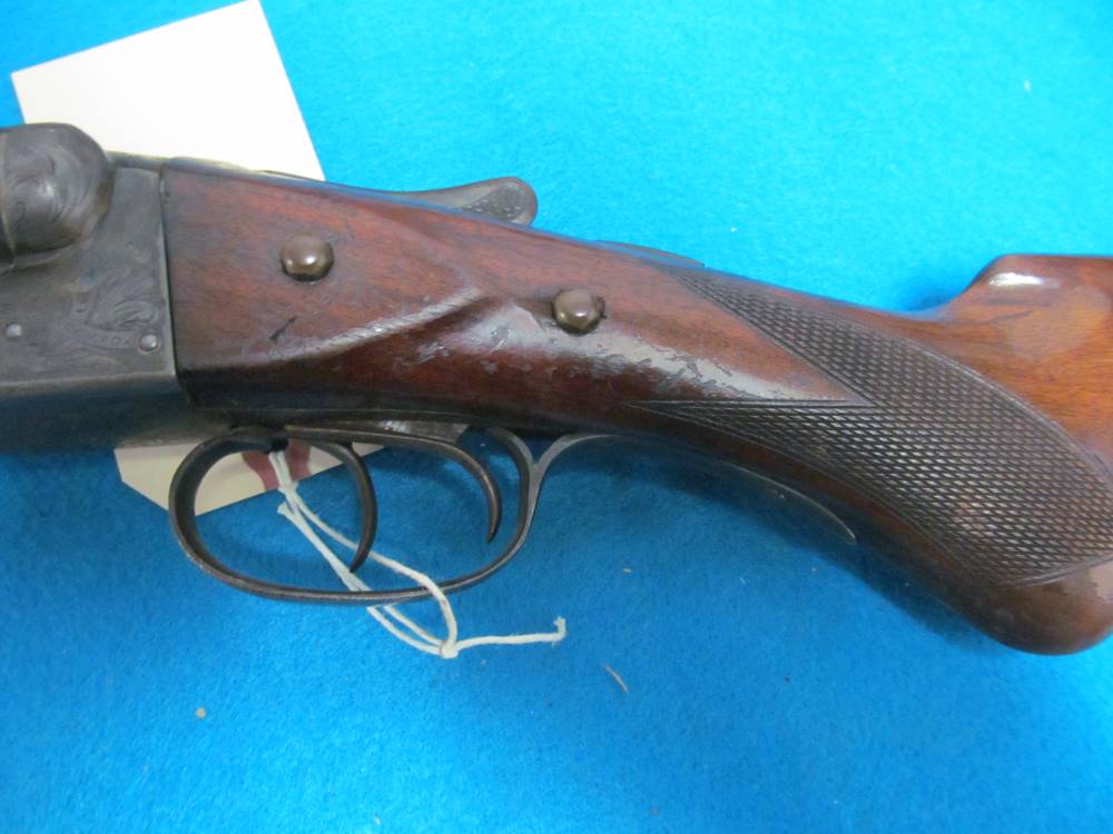 Ansley H. Fox Double Barrel Shotgun 12 Gauge-img-1