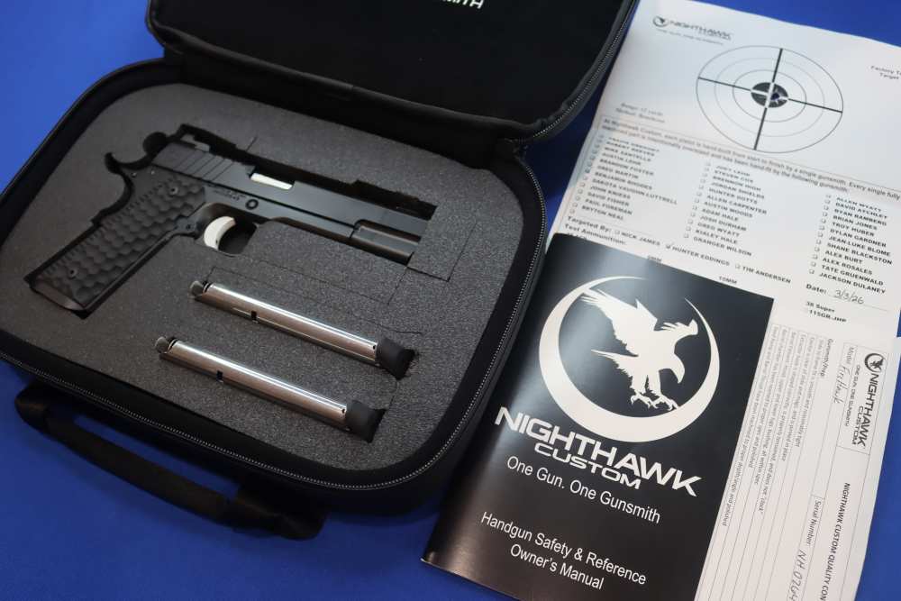 Nighthawk Custom FIREHAWK 1911Pistol 10MM COMPENSATED NHC SA New FIRE HAWK-img-2