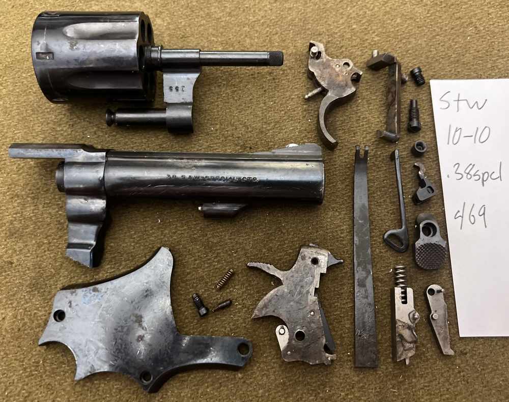 Smith & Wesson S&W Model 10-10 heavy barrel .38 special revolver parts kit -img-0