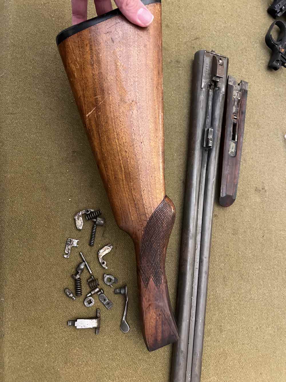 LC Smith Hunter Arms Keystone hammerless double barrel shotgun parts kit -img-4
