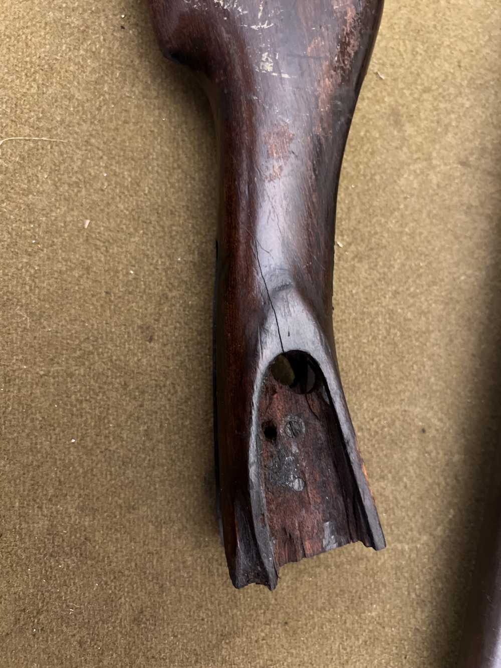 Oxford Arms 12 gauge double barrel shotgun parts kit stock barrel internals-img-5